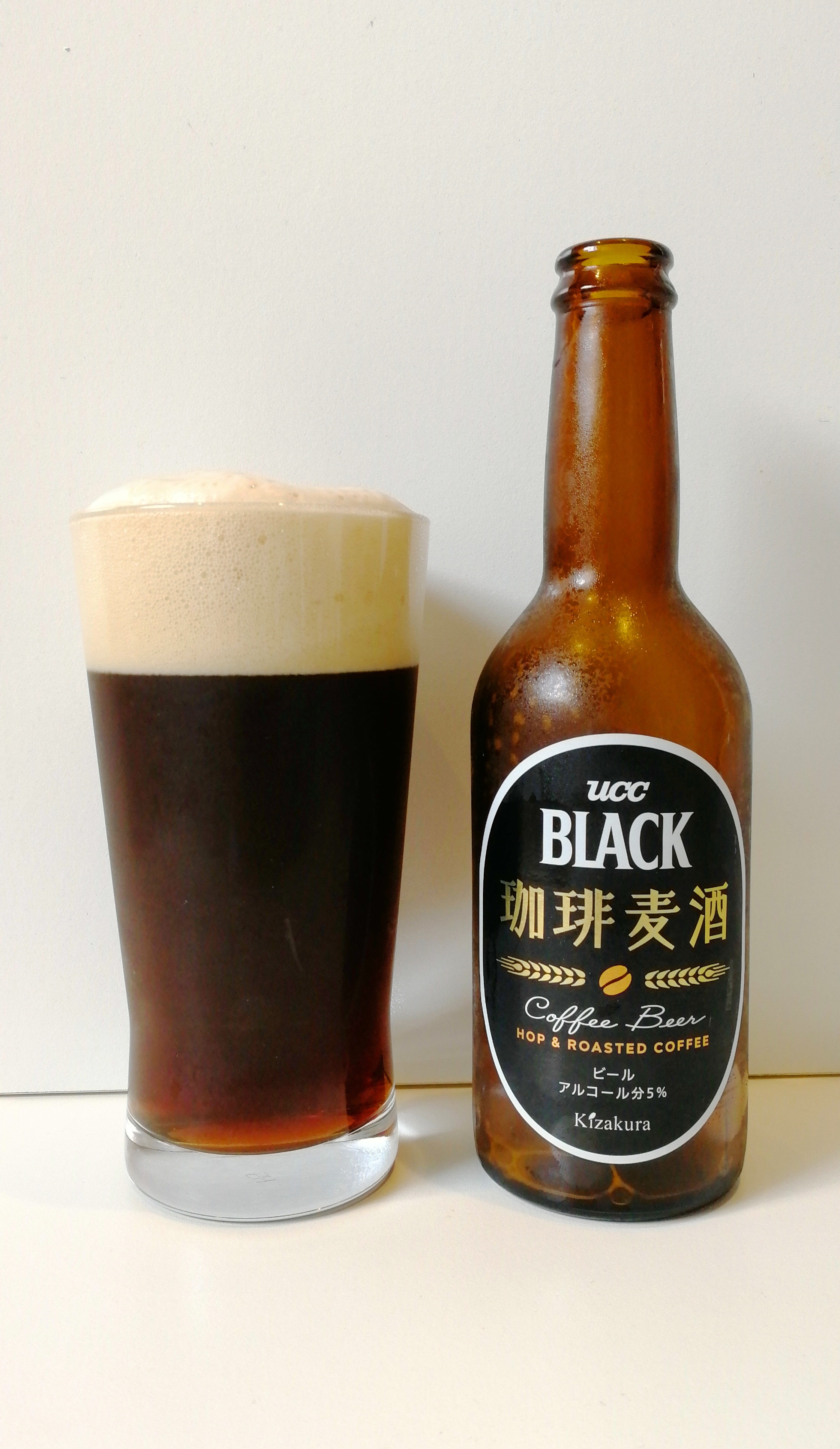 京都 黄桜酒造　UCC BLACK 珈琲麦酒