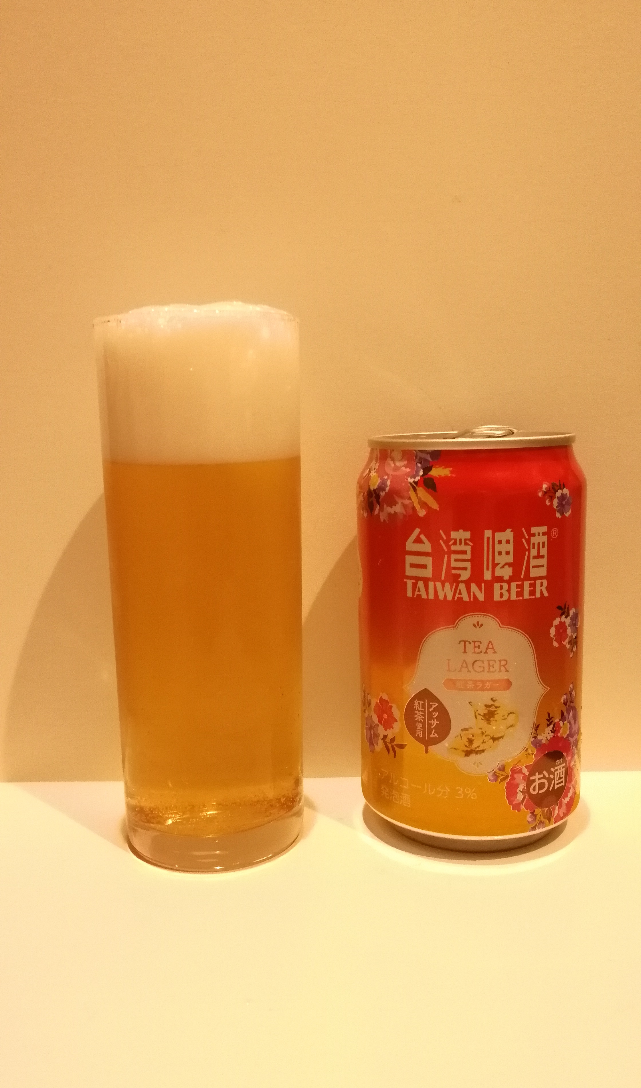 台湾啤酒 TEA LAGER　TAIWANBEER TEA LAGER