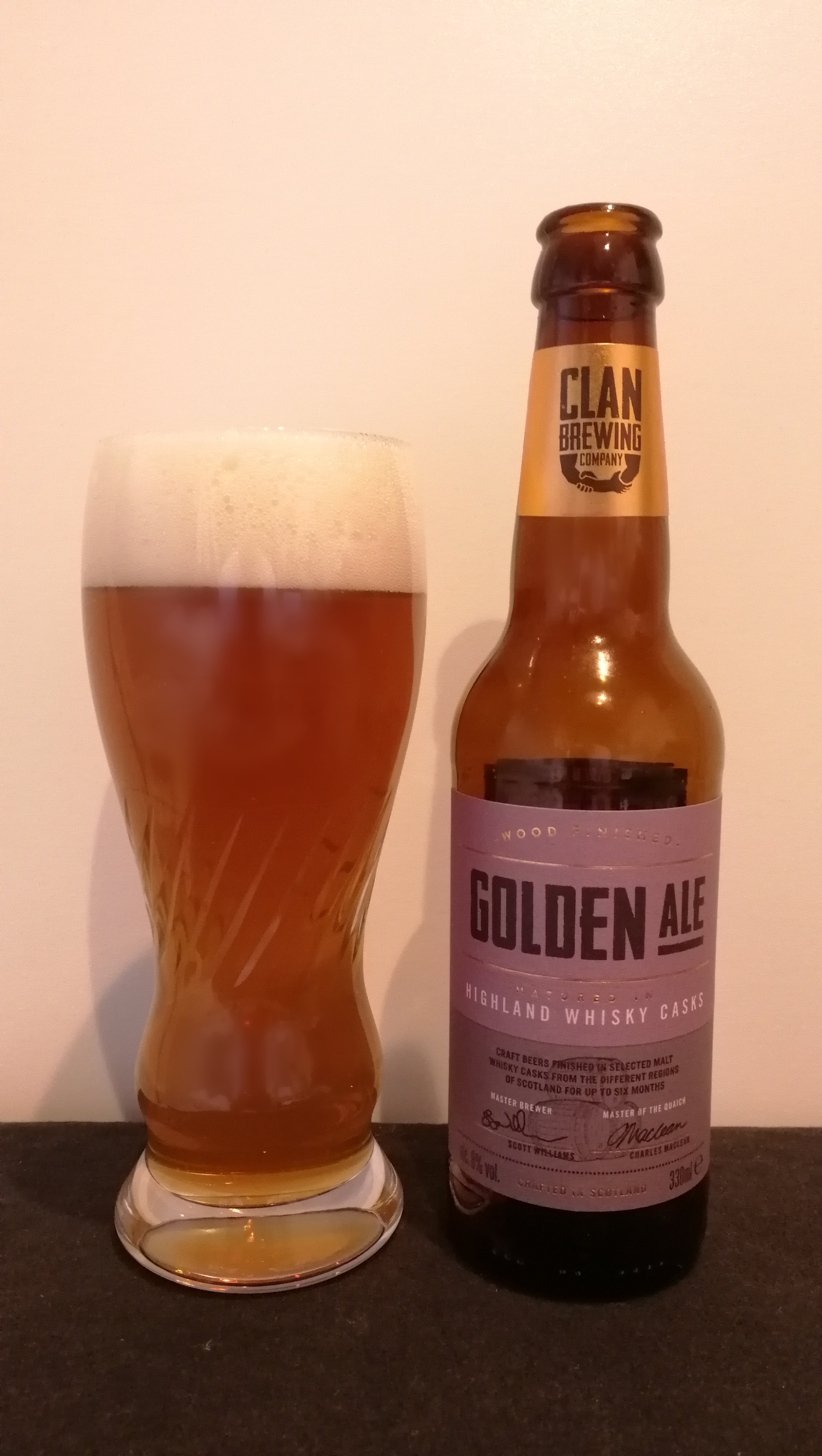 Scotland　Clan brewing company Golden Ale