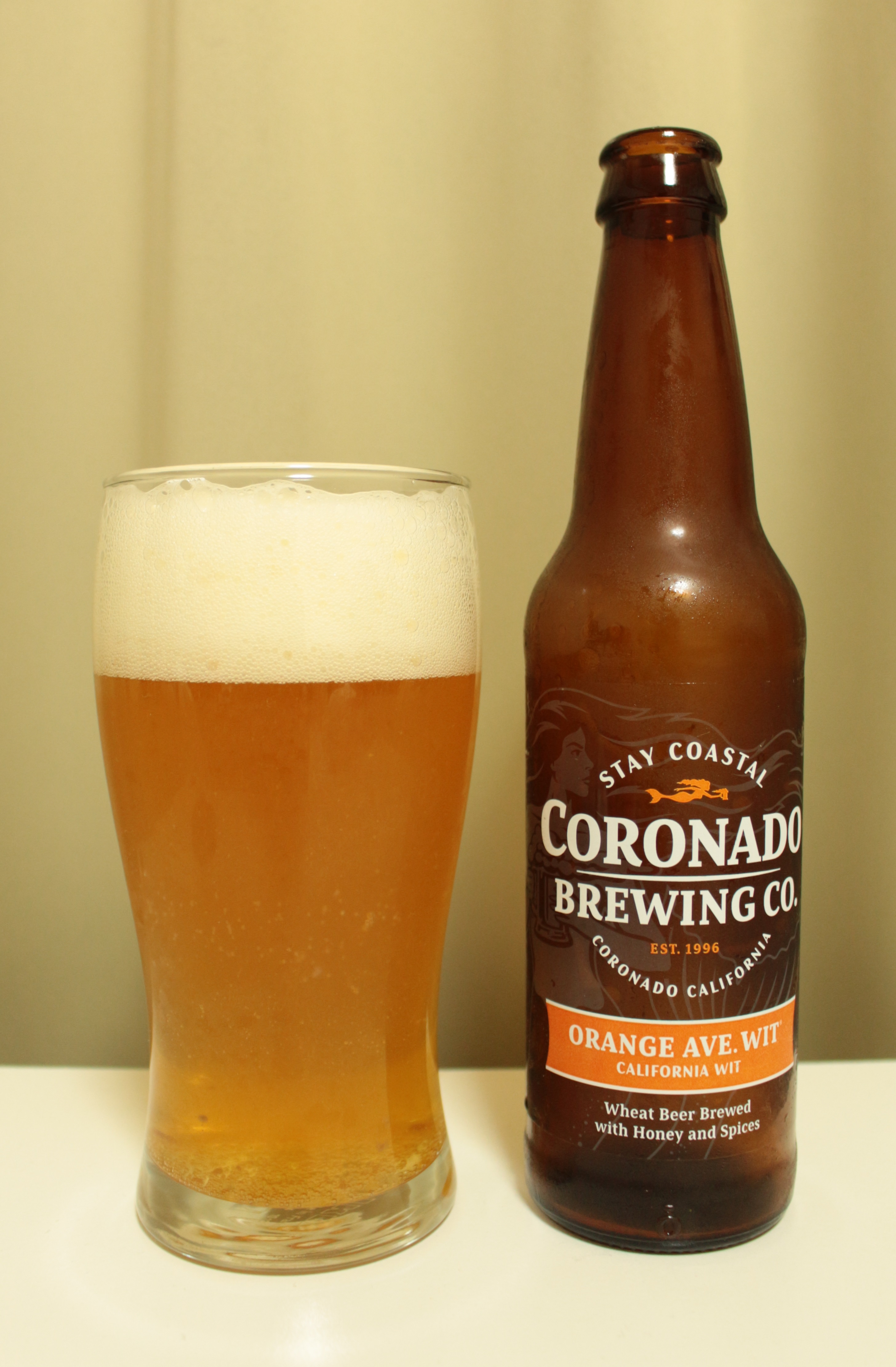 Coronado Brewing ORANGE AVE. WIT